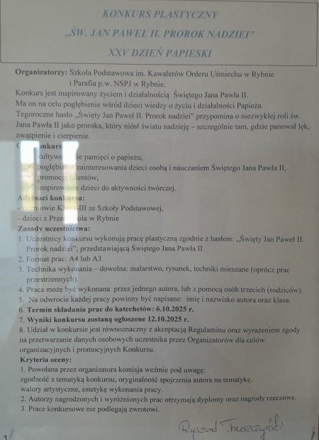 Konkurs plastyczny