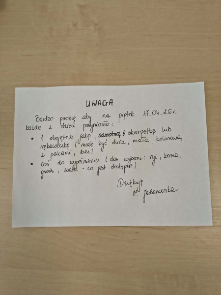 Proszę o przyniesienie